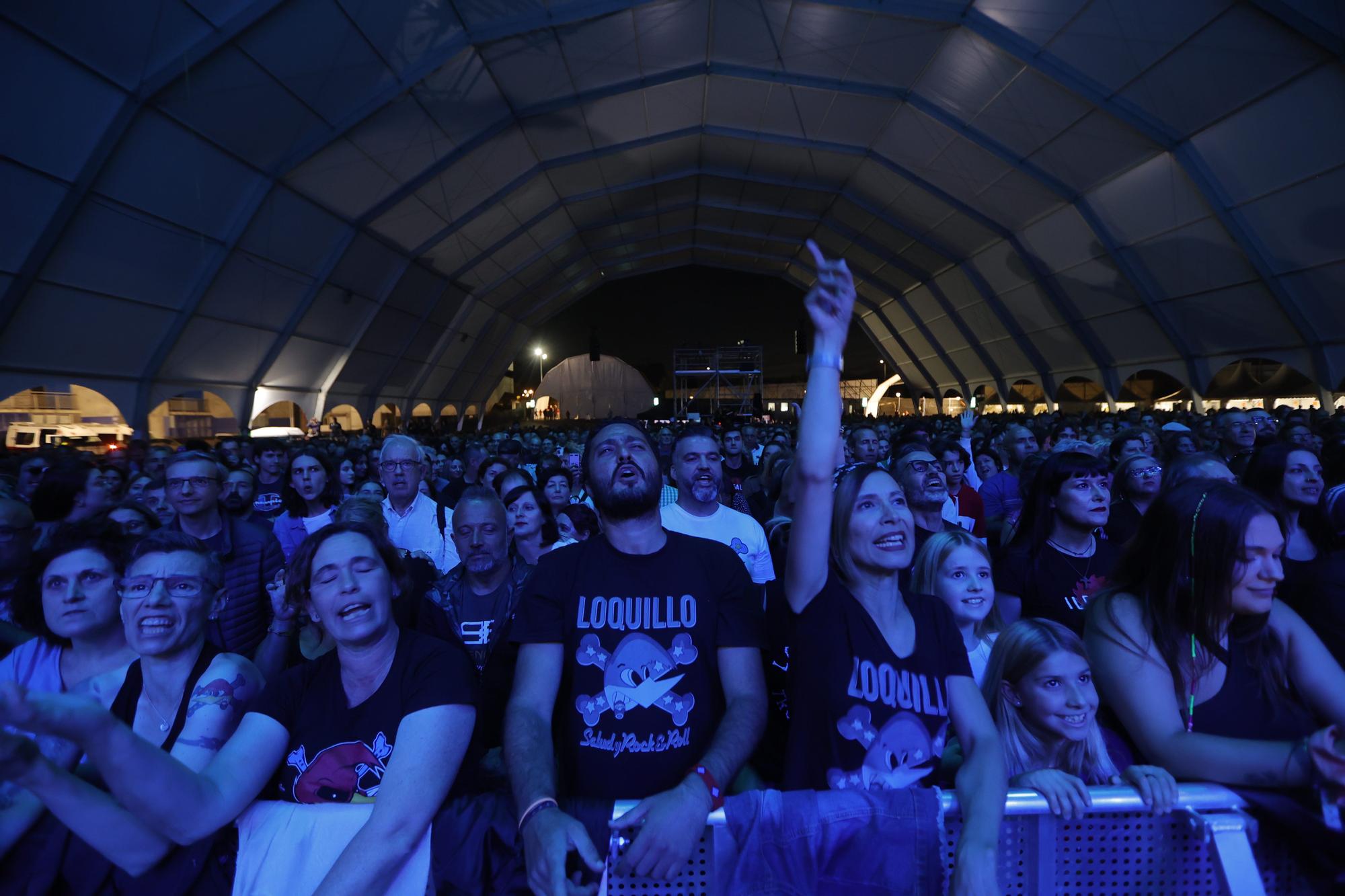 En imágenes: Concierto de Jorge "Ilegal", y Loquillo con Igor Paskual, en La Ería