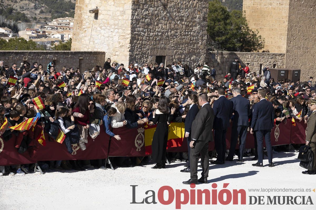 Visita de los reyes de España a Caravaca (explanada de la Basílica)