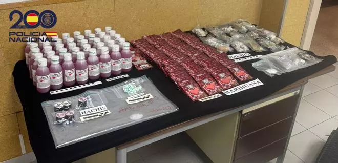 Les imatges de la droga intervinguda a La Jonquera