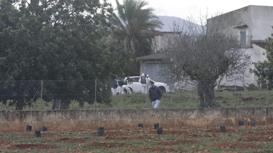 Finaliza sin resultado la búsqueda de restos humanos en la finca de Binissalem