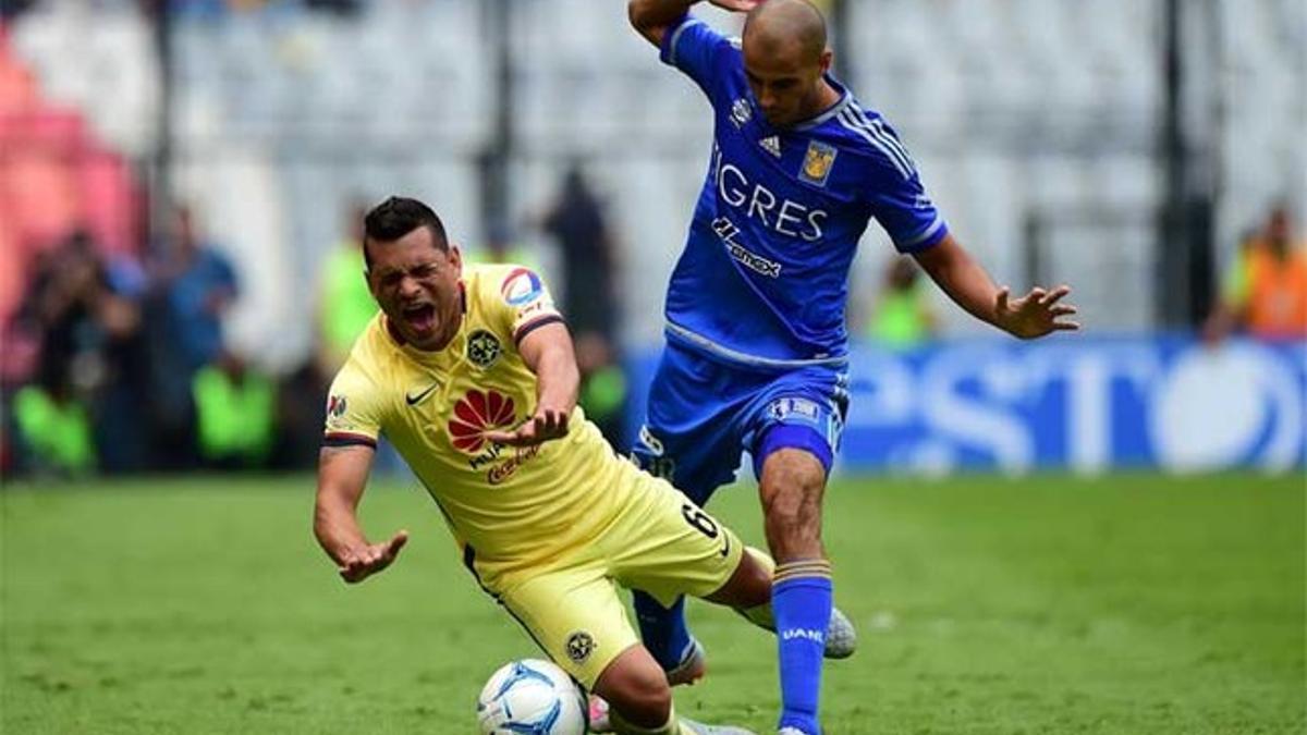 Miguel Samudio, uno de los jugadores destacados del CF América, posible rival del FC Barcelona en el Mundial de Clubs 2015 de Japón