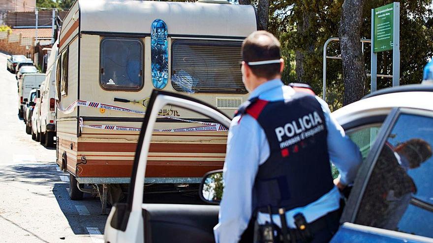 L&#039;assassí vivia en aquesta autocaravana a Sant Cugat del Vallès.