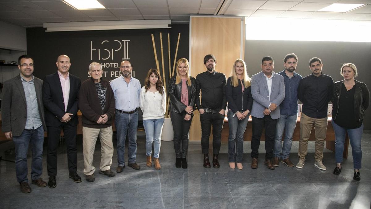 Los galardonados en los premios 'Gente del barrio, gente de Rubí'.