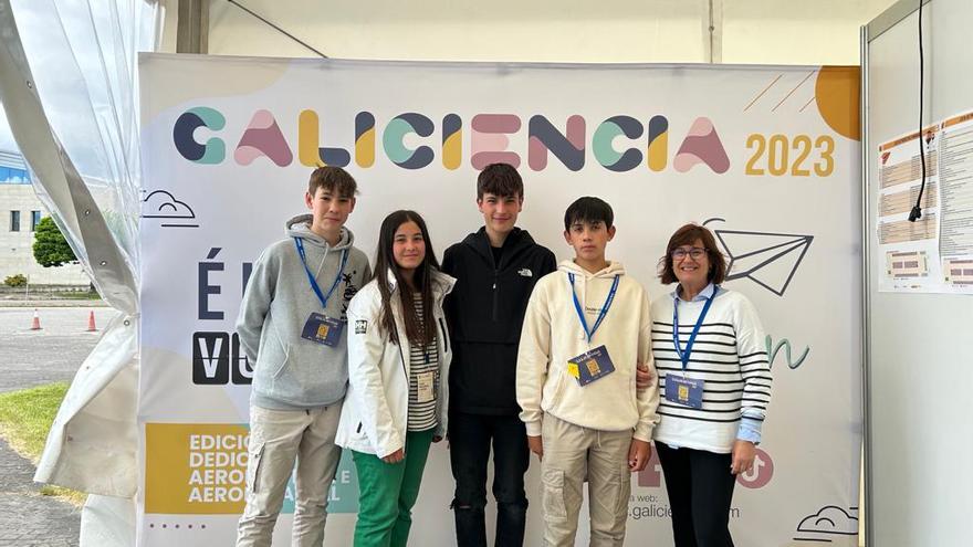 El Colegio Eduardo Pondal en la feria Galiciencia