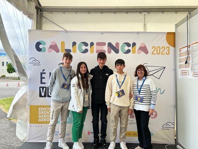 El Colegio Eduardo Pondal en la feria Galiciencia