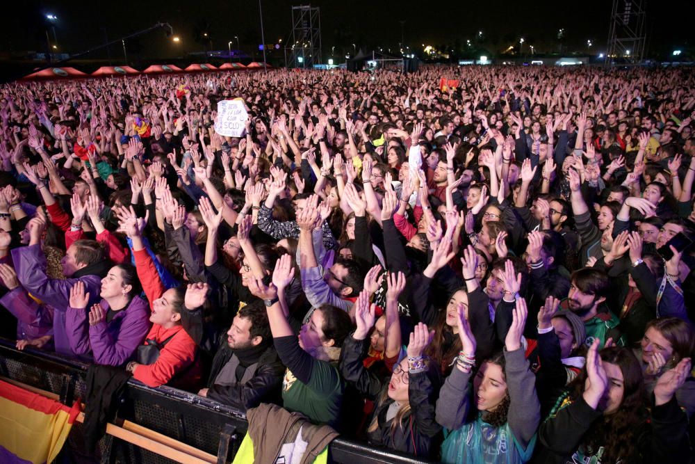 Concierto de La Raíz en la Marina de València