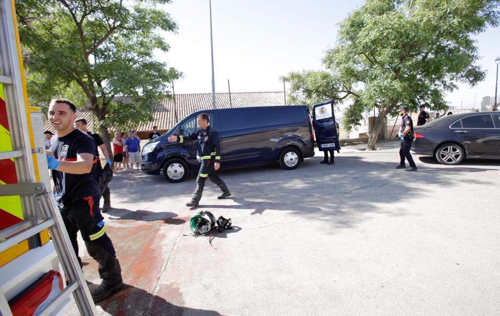 Encuentran muerto a un vecino de Lorca desaparecido encajado en el hueco entre dos casas