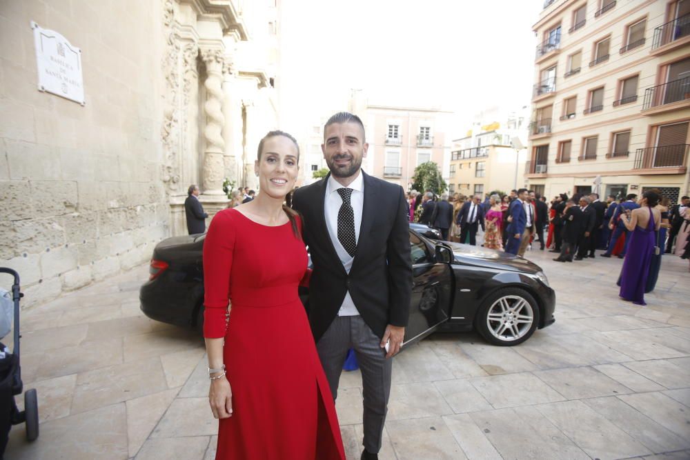 Kiko Femenia y Elena Ortiz se casan en Alicante.