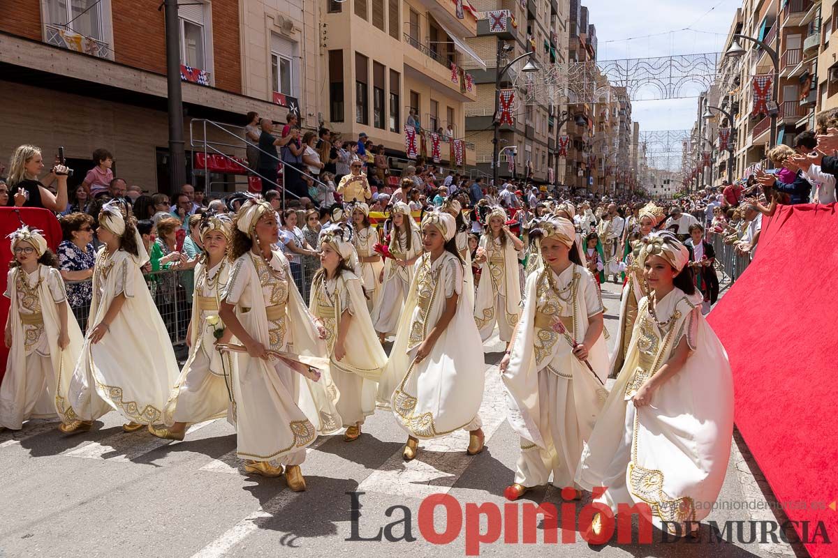 Desfile infantil del Bando Moro en las Fiestas de Caravaca