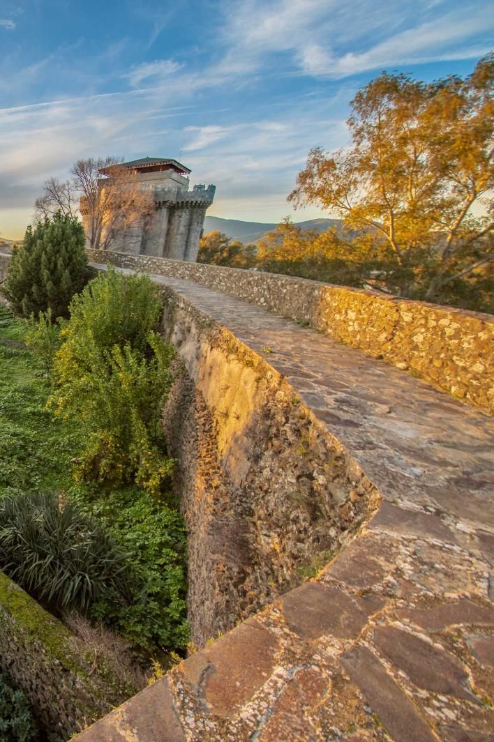 Vista interior de la muralla de Granadilla