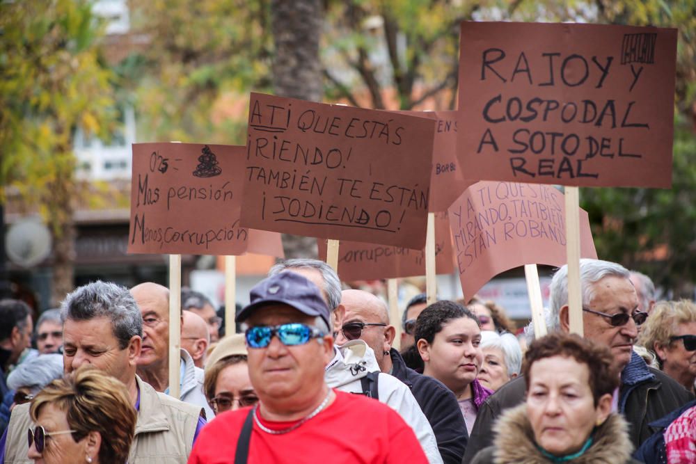 Manifestación en defensa de las pensiones públicas