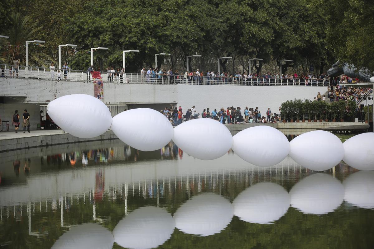 Las Fiestas en el Parc de la Trinitat.