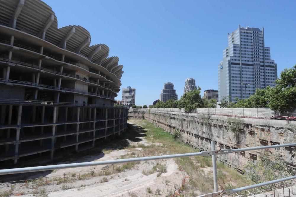 Las imágenes de las obras del nuevo Mestalla