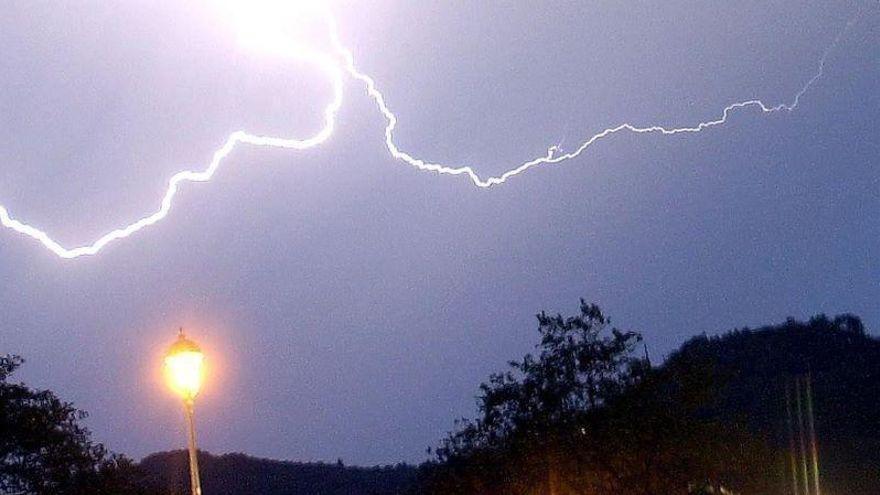 Tormenta en el norte de Cáceres.