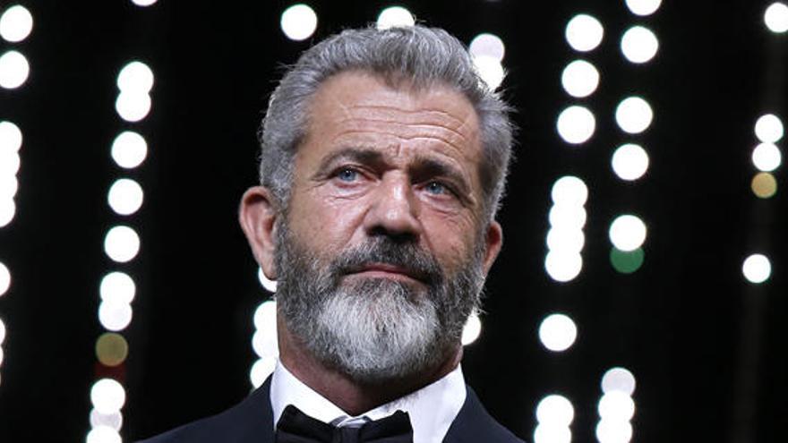 Mel Gibson en el Festival de Cannes.