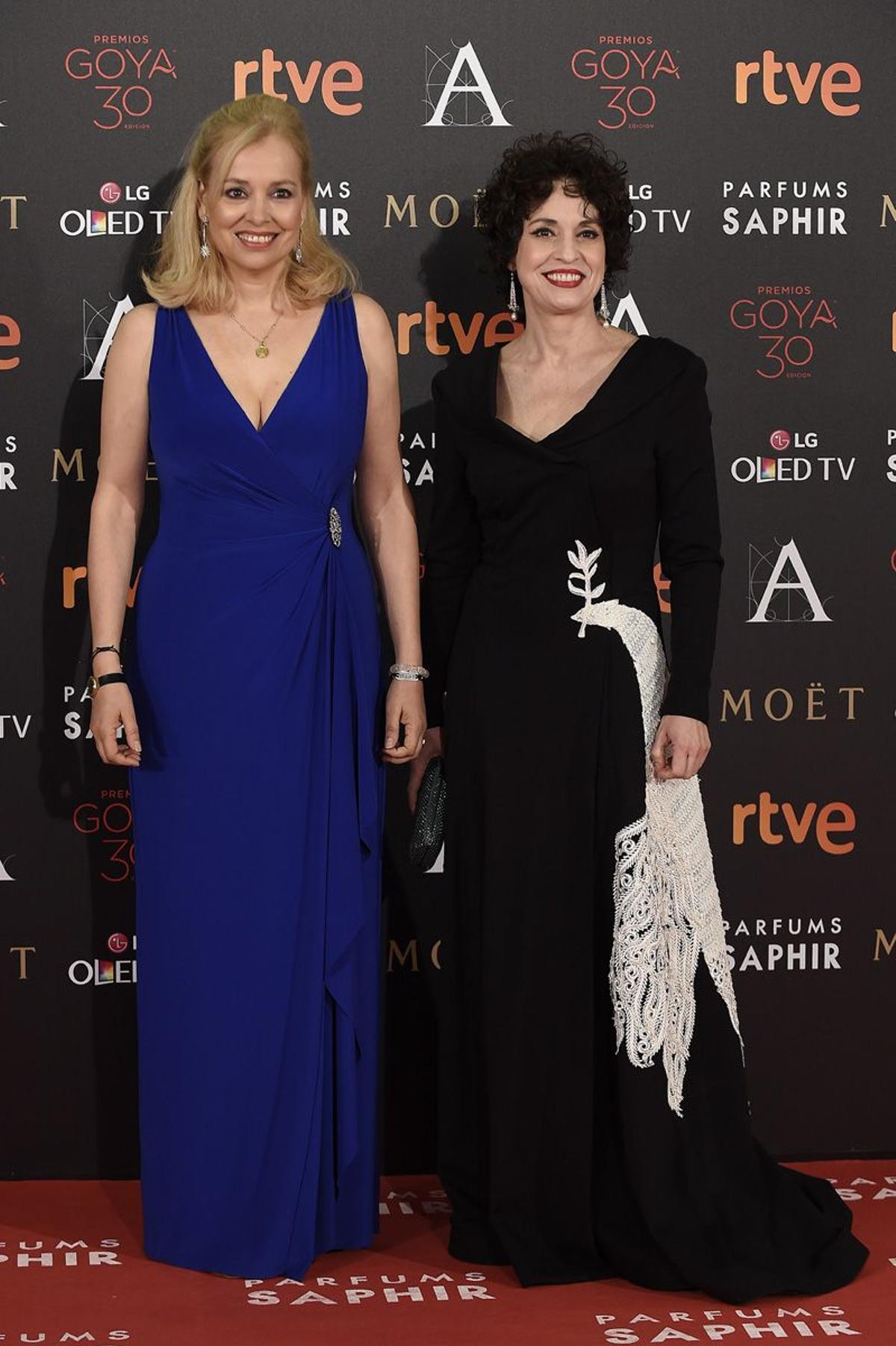 Emma y Adriana Ozores en los Premios Goya 2016