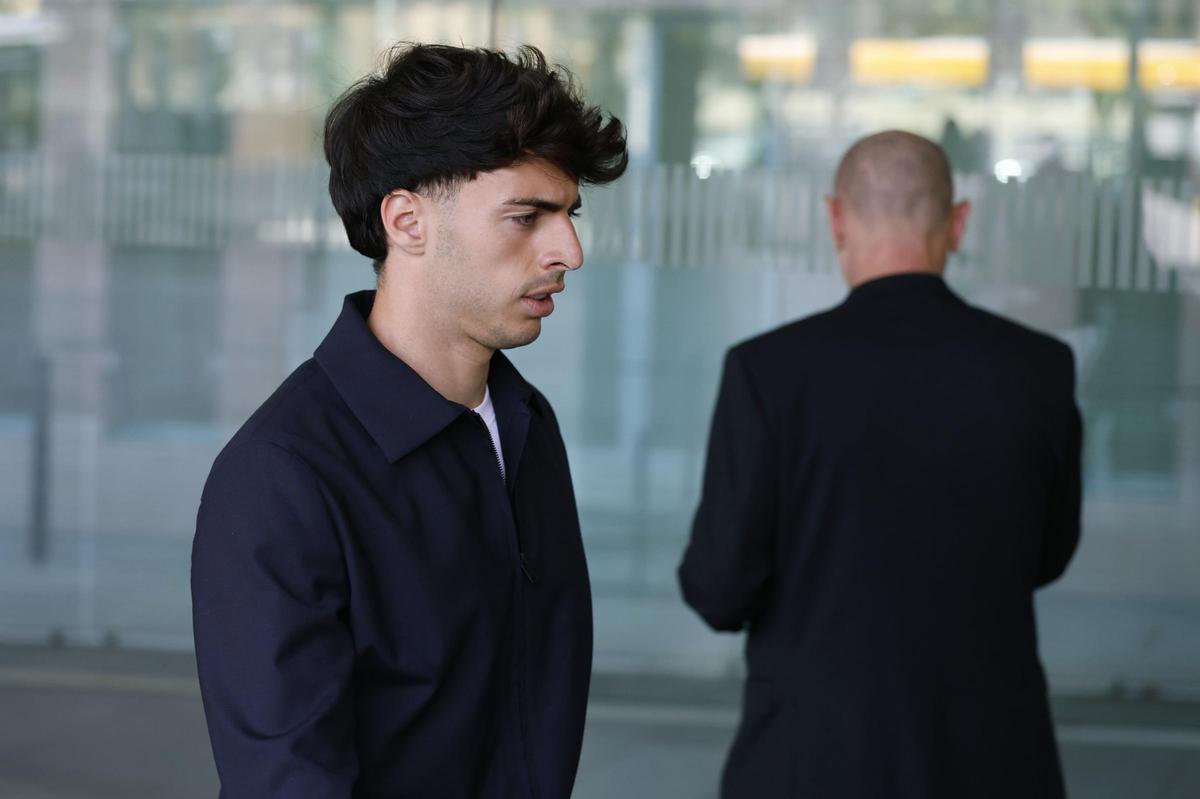 Aguado en una comparecencia en el Juzgado tras ser acusado de una presunta agresión sexual.