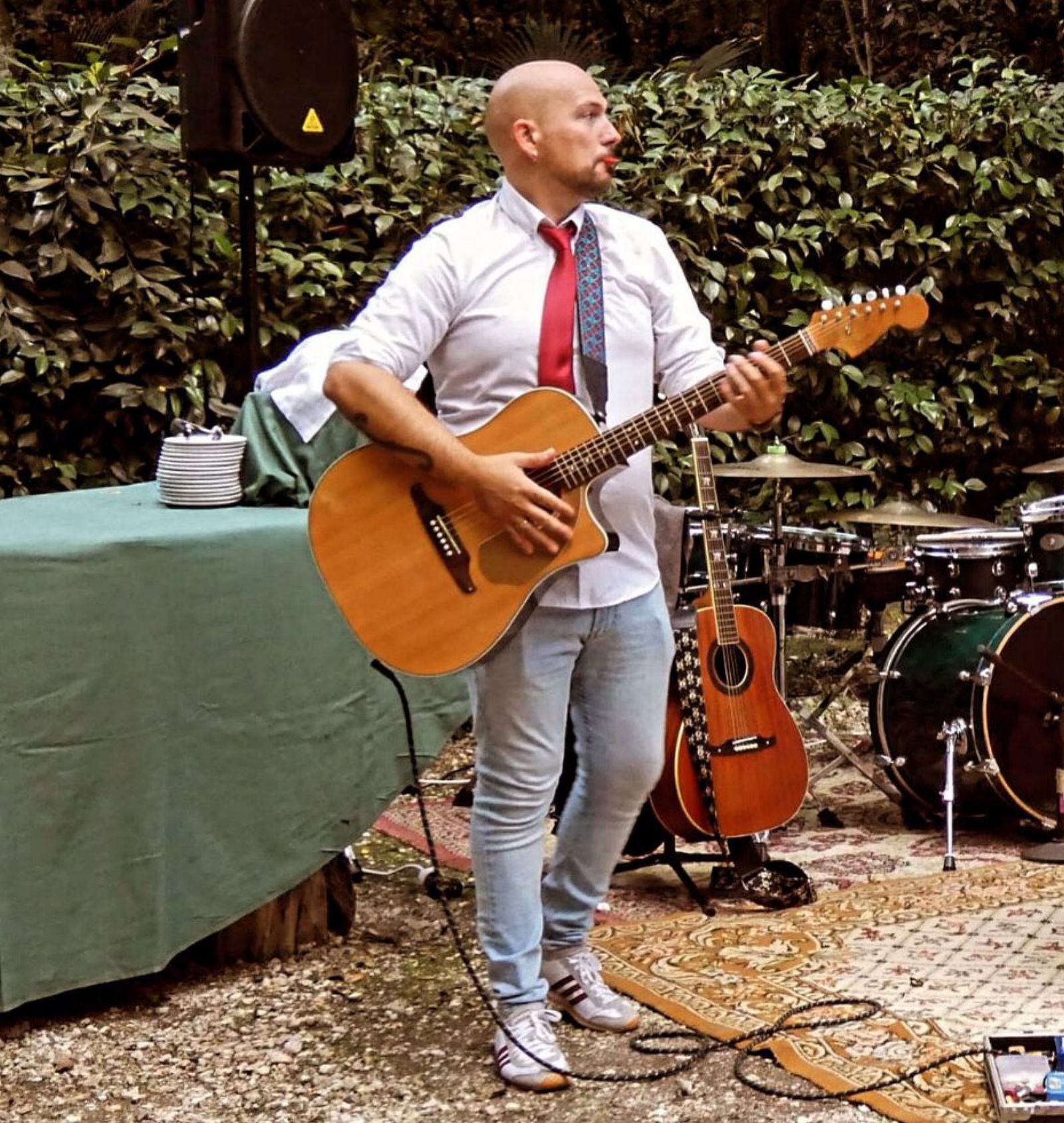 Gabriel Estrada, en una de sus actuaciones.