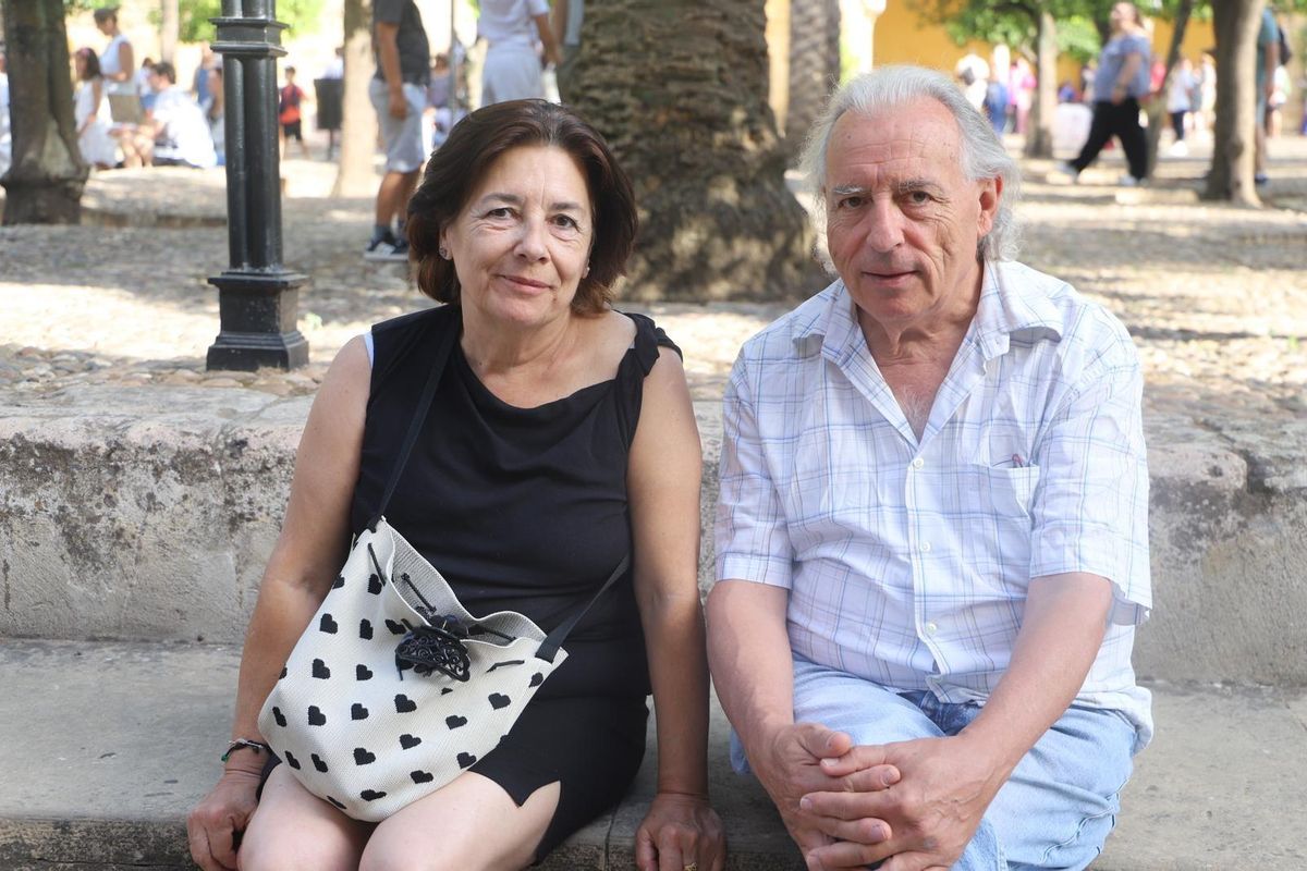 María y Celedonio, este sábado, en el Patio de los Naranjos.