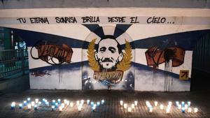 Mural de homenaje a Jimmy en la Torre de Marathón. /  CARLOS PARDELLAS AGENCIAS