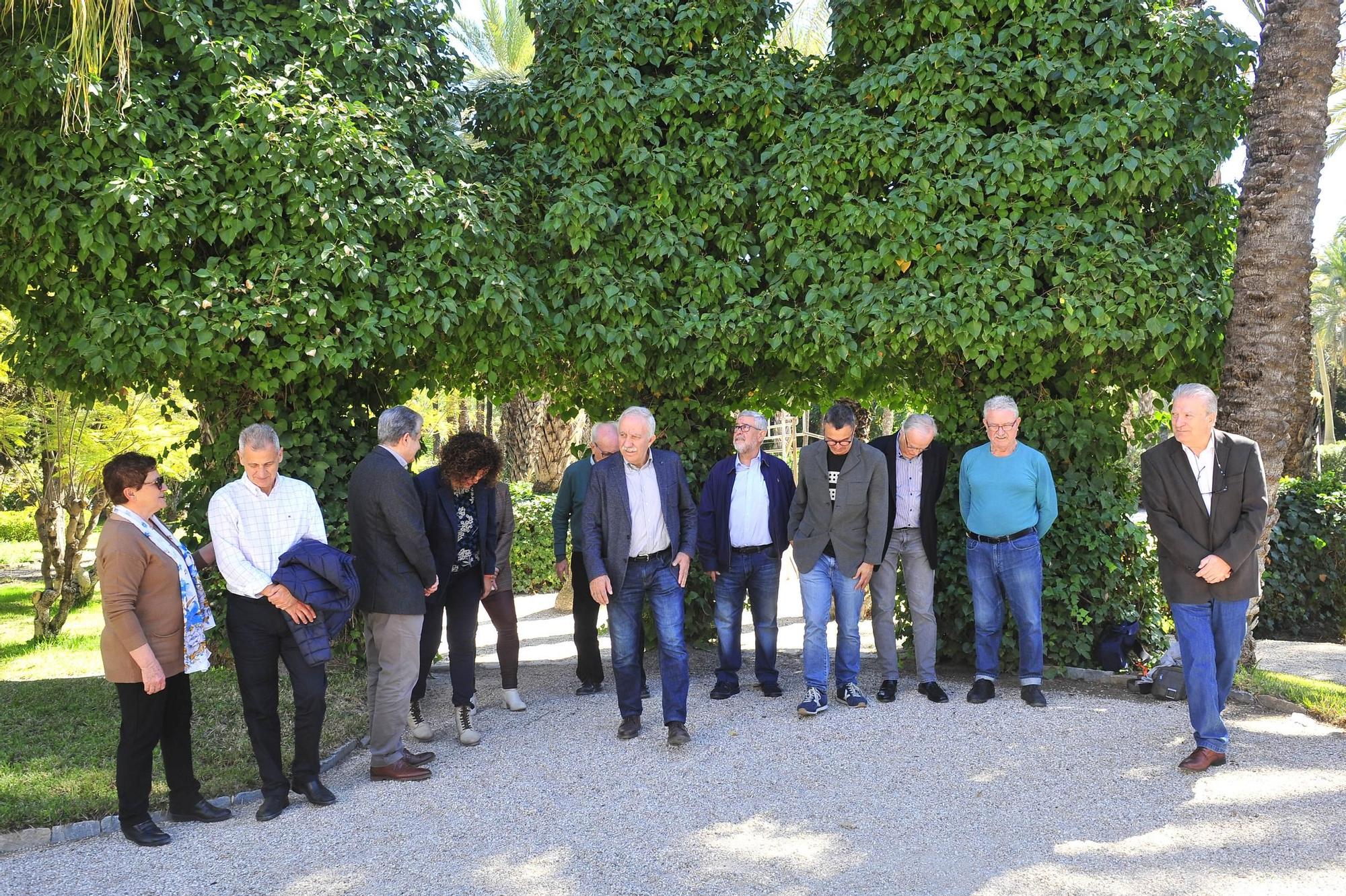 Presentación de la plataforma en Elche, este mediodía.