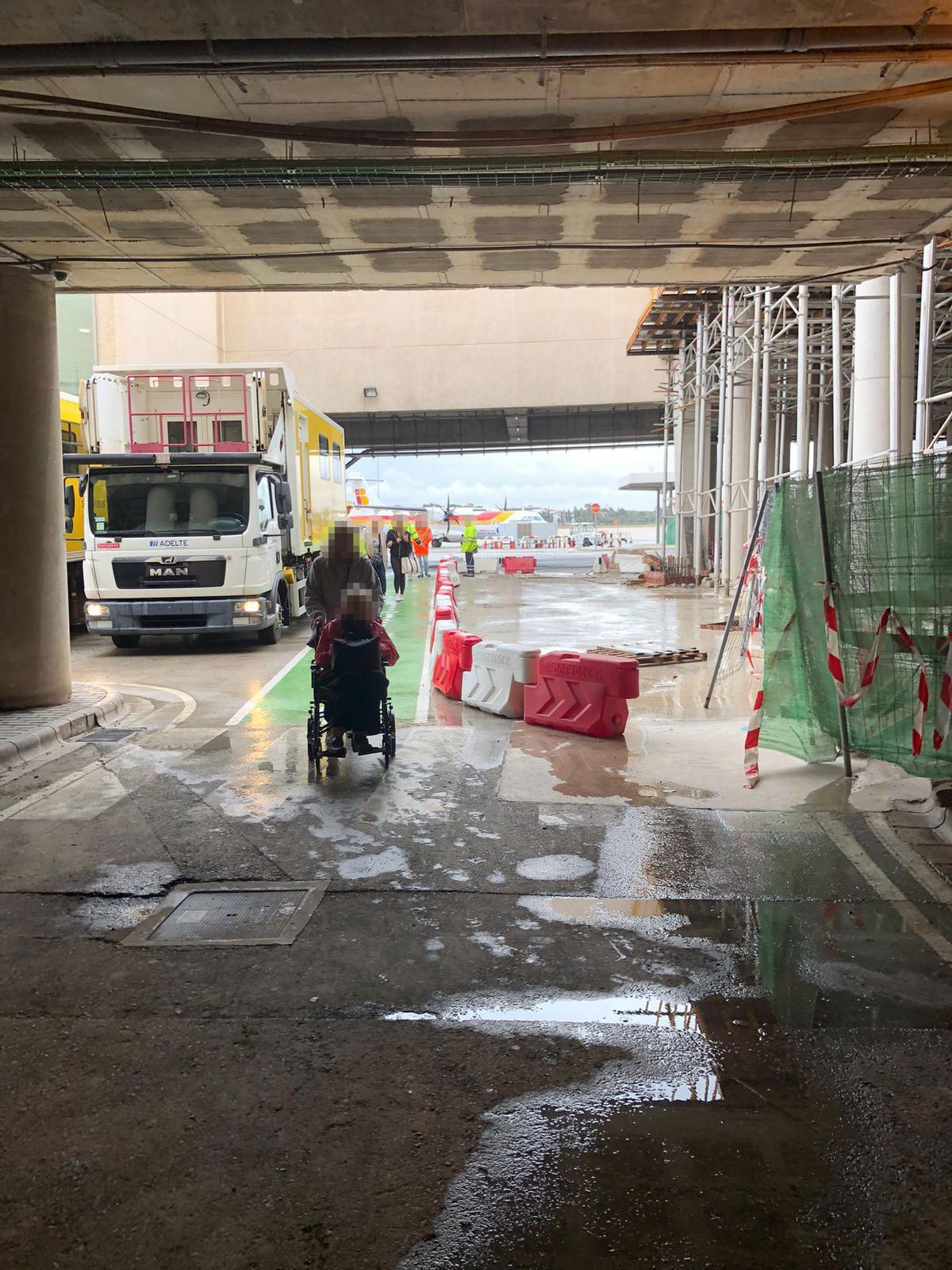 Problemas que están generando las obras de la terminal A del aeropuerto de Palma para trabajadores y pasajeros