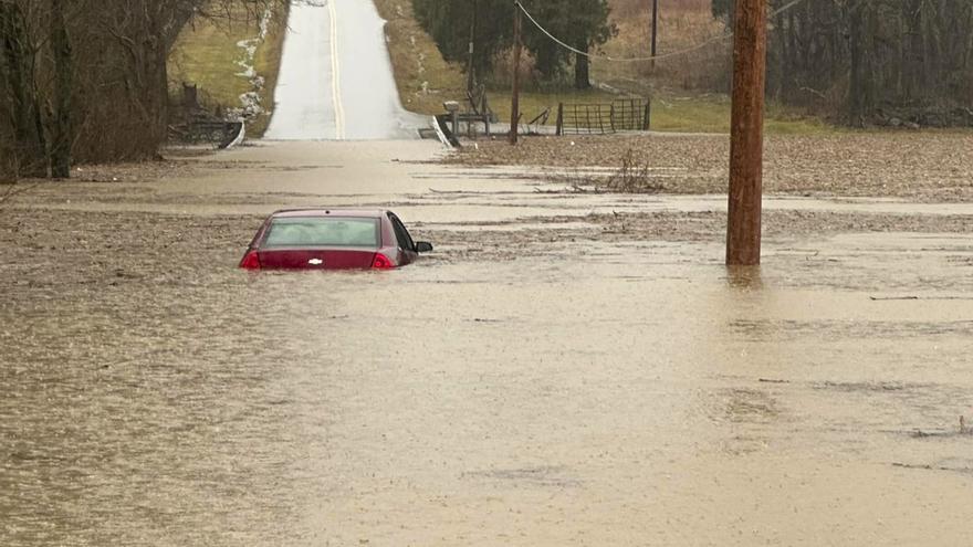 Al menos nueve muertos en Kentucky y Georgia por tormentas y riadas en el sur de EEUU