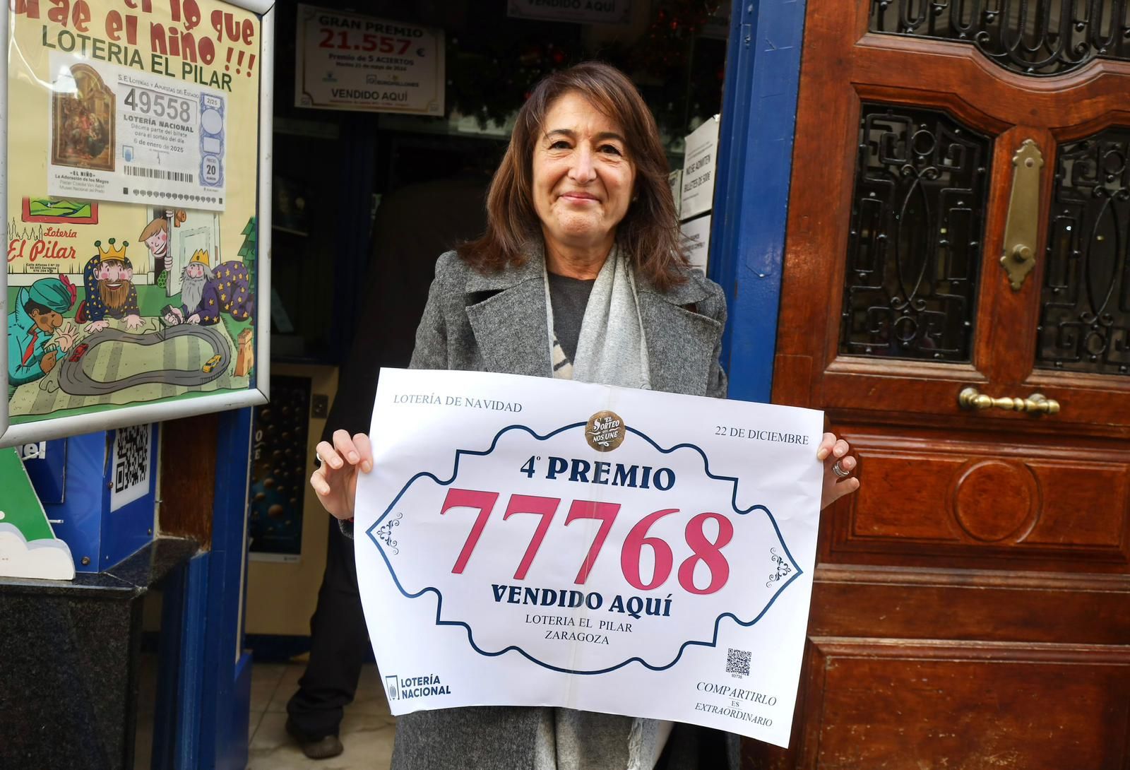 En imágenes | Así se ha vivido la Lotería de Navidad 2024 en Aragón