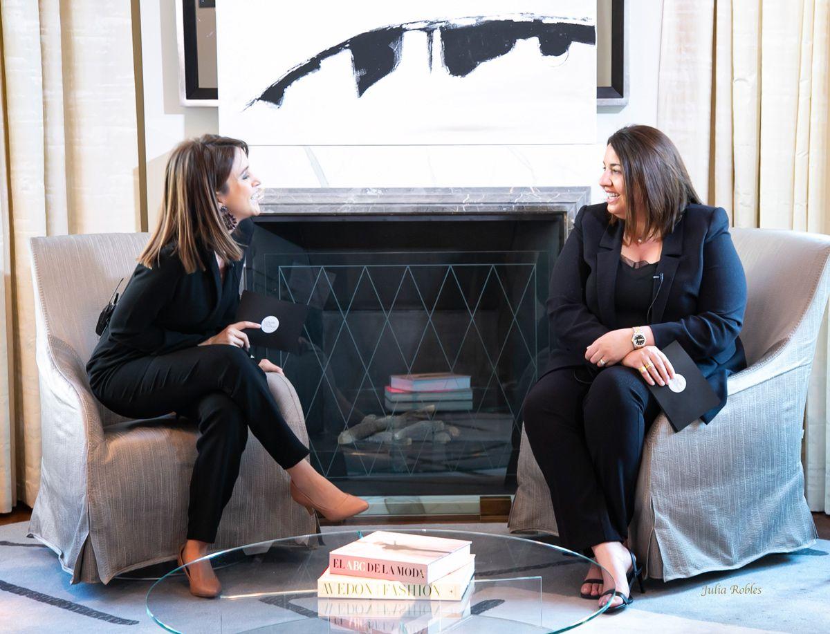 Ana Polo, directora del Luxury Digital Congress y Cristina Martín Blasi, Presidenta de la Asociación Española del Lujo,