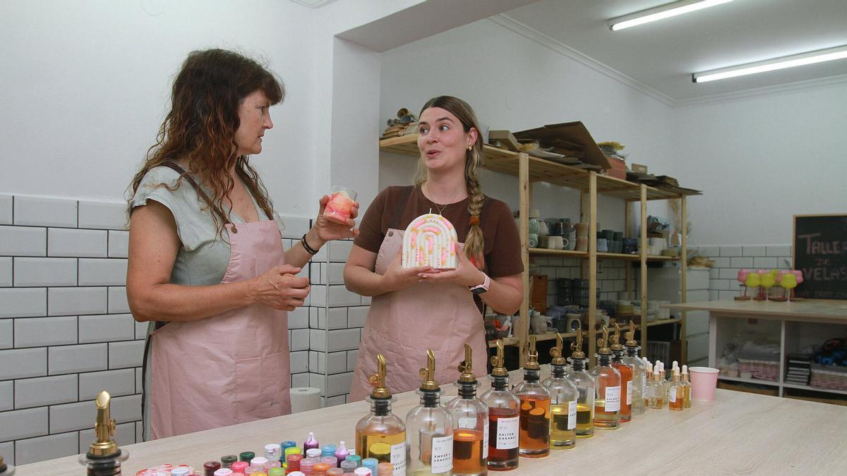 Así es el local Art Dritt Studio, famoso por sus talleres de creación de velas aromáticas artesanales