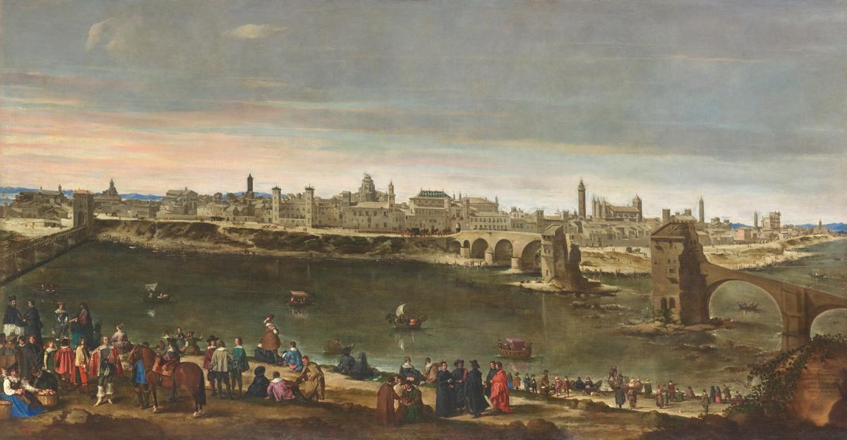 Vista de Zaragoza, 1647.