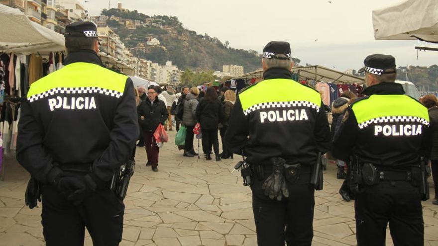 Agents de la policia local de Blanes.