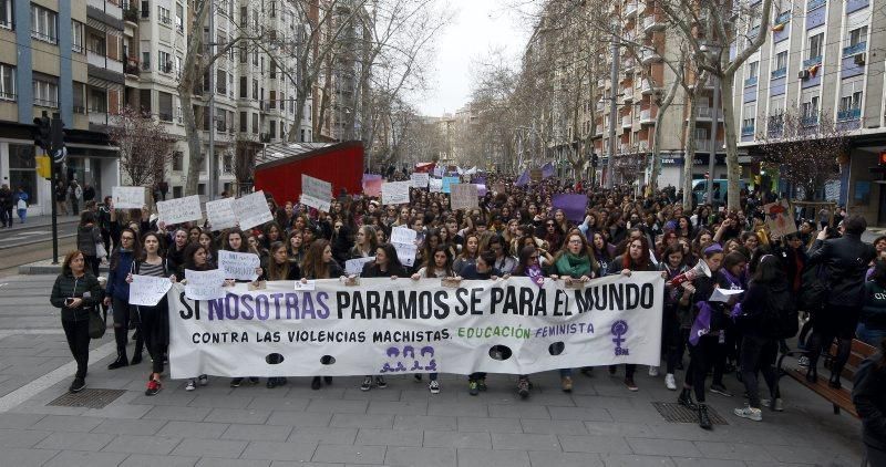 La jornada del 8M en Aragón