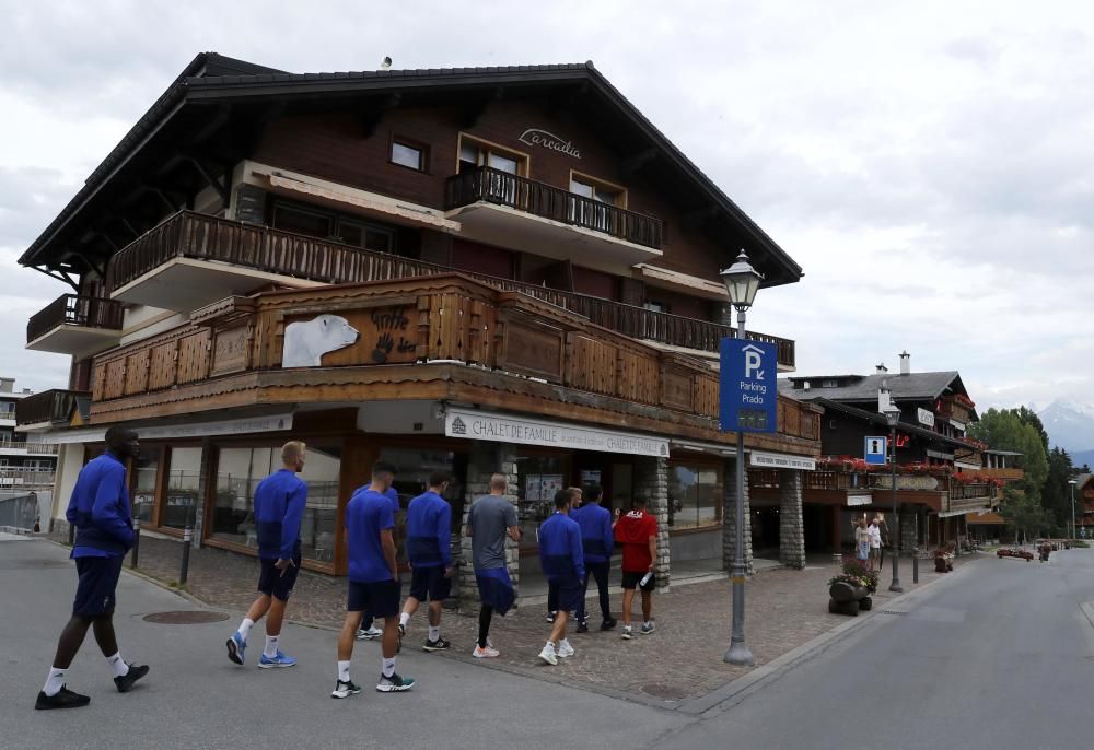 El Valencia comienza la concentración en los Alpes suizos