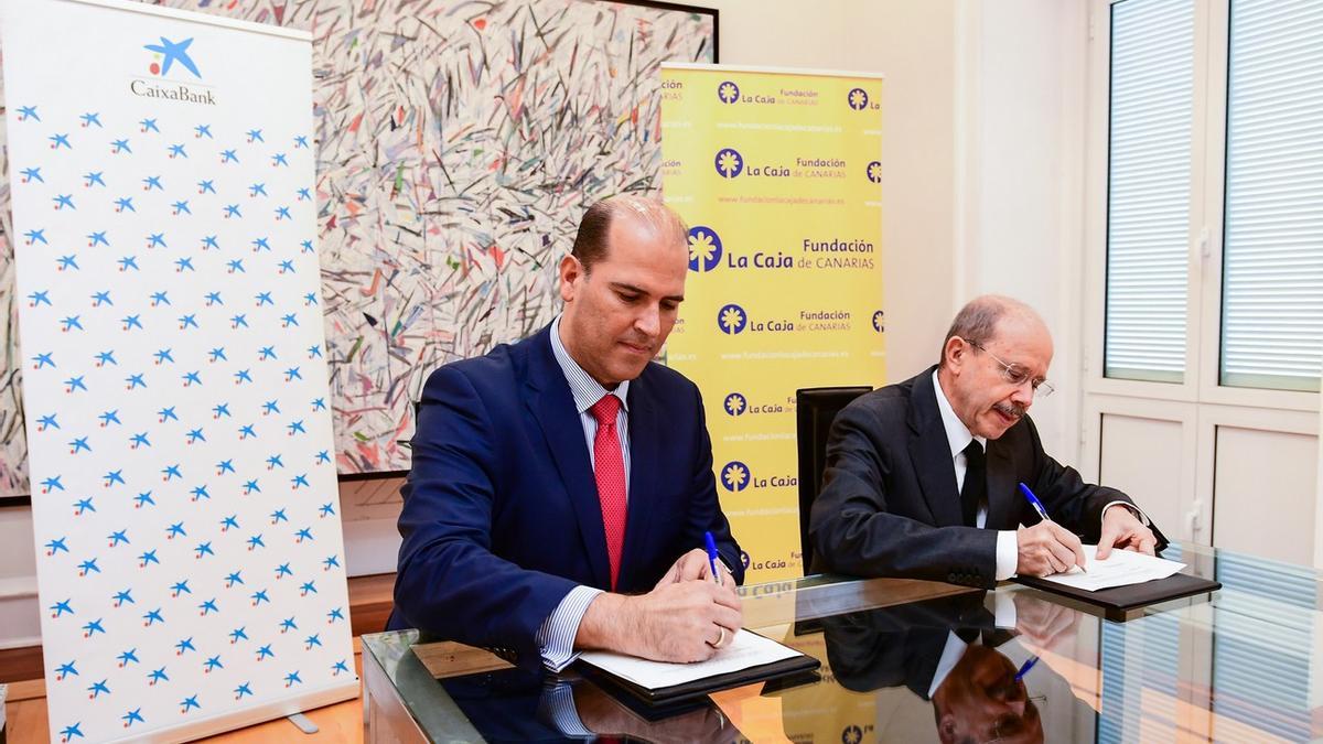 Manuel Afonso y Manuel Sánchez durante el anuncio de la convocatoria.