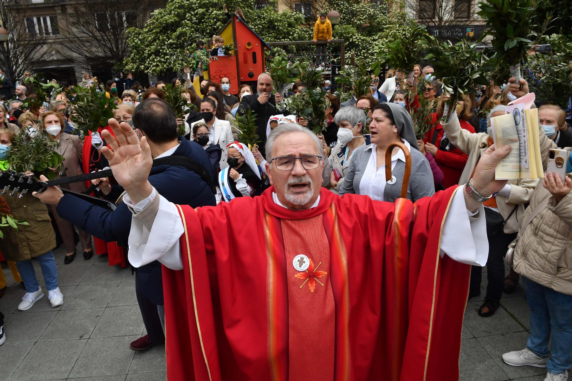 La procesión de la borriquilla en A Coruña