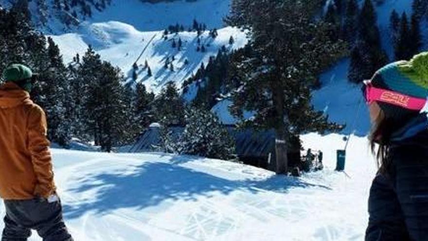 La pista de Masella compta amb un metre de gruix a les seves cotes més elevades.