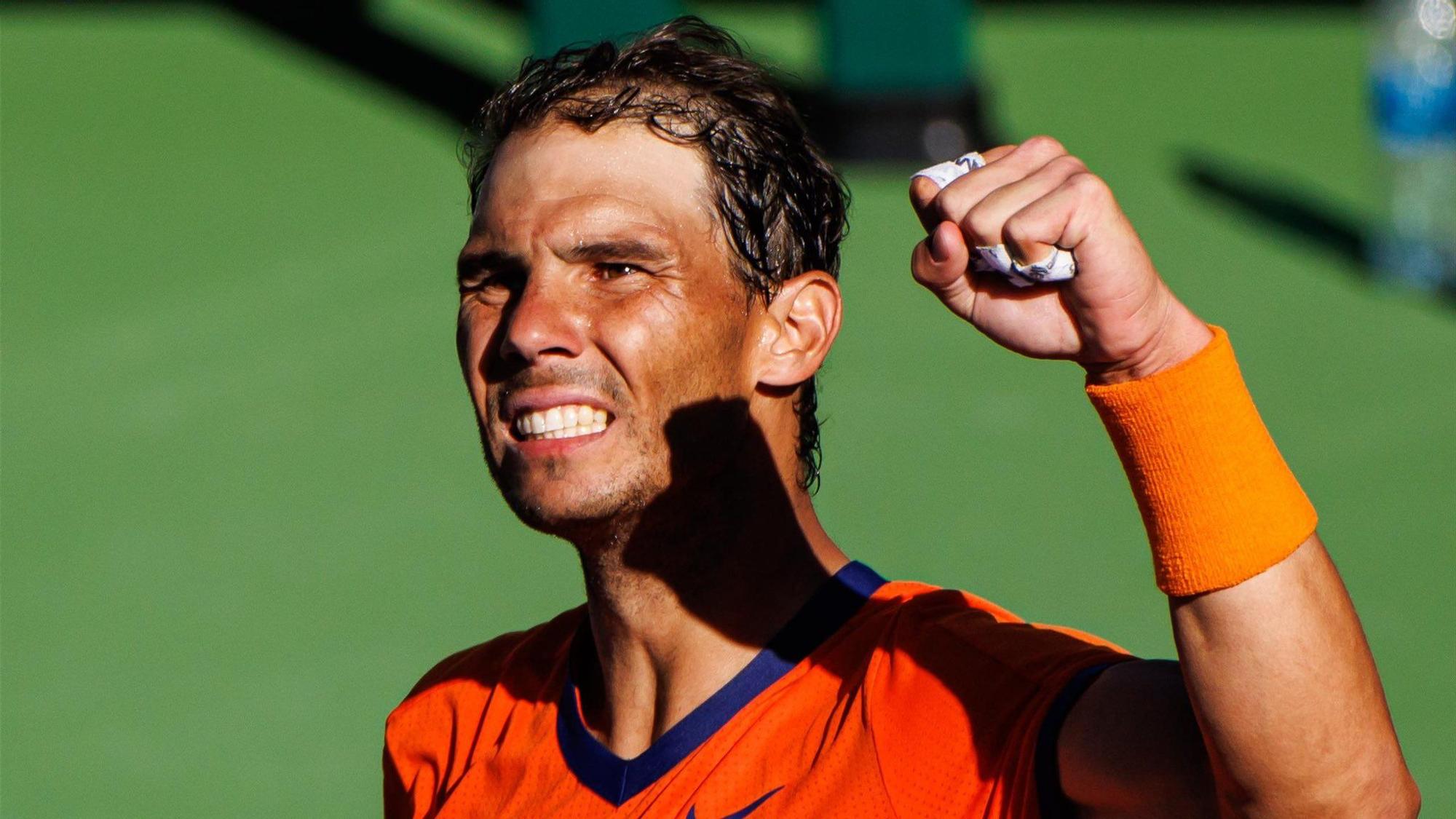 Rafa Nadal, tras su victoria contra Kyrgios.