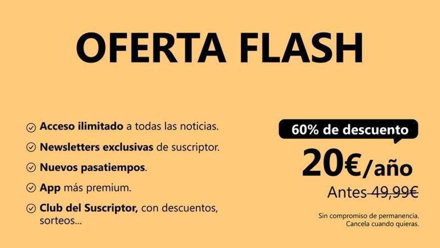 Oferta Flash, suscríbete a Diario de Ibiza y ahorra un 60% en un año
