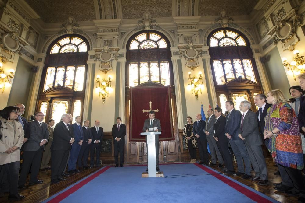 Acto institucional del Día de la Constitución en la Junta General del Principado de Asturias