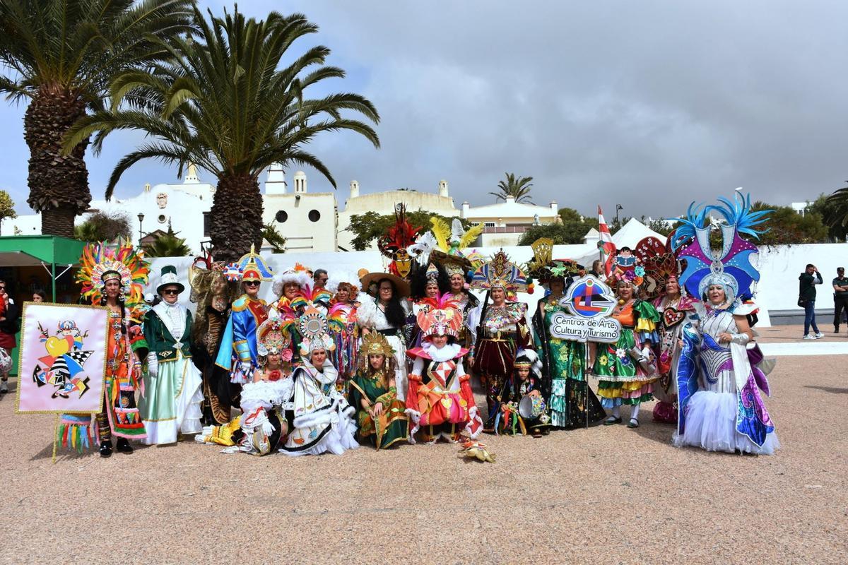 Afilarmónica Las Revoltosas en el Carnaval de San Bartolomé 2023.