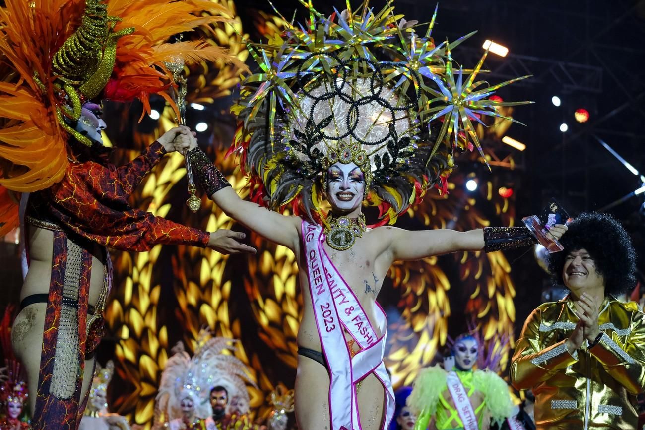 Shíky, drag Queen del Carnaval de Las Palmas de Gran Canaria 2023: coronación y actuación final