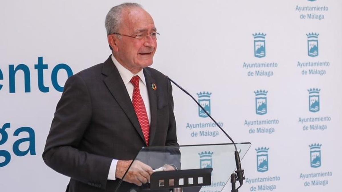 Francisco de la Torre, en una rueda de prensa