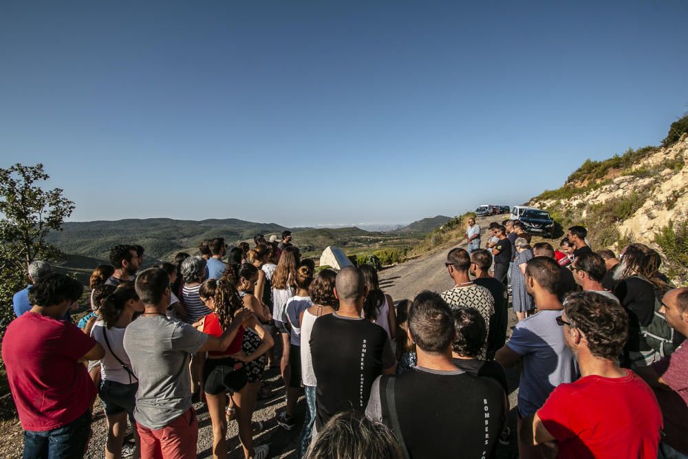 Homenaje a los fallecidos en el incendio de La Tor