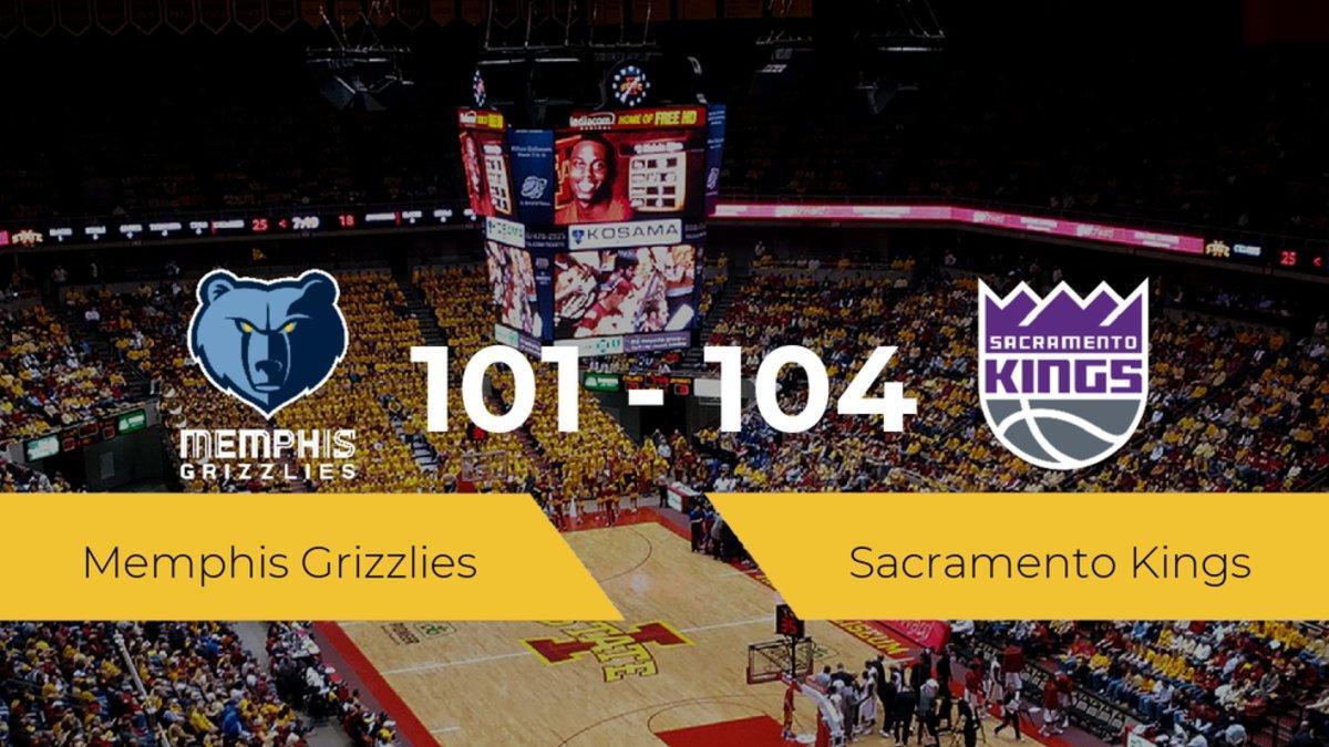 Sacramento Kings se lleva la victoria frente a Memphis Grizzlies por 101-104