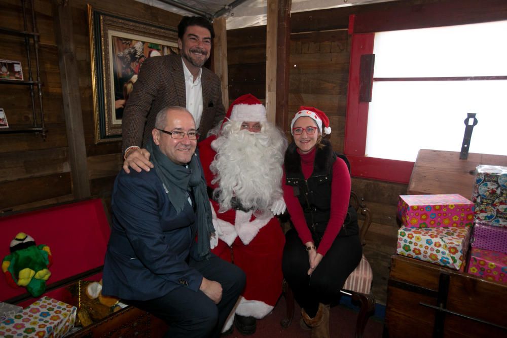 Papá Noel llega a Alicante.