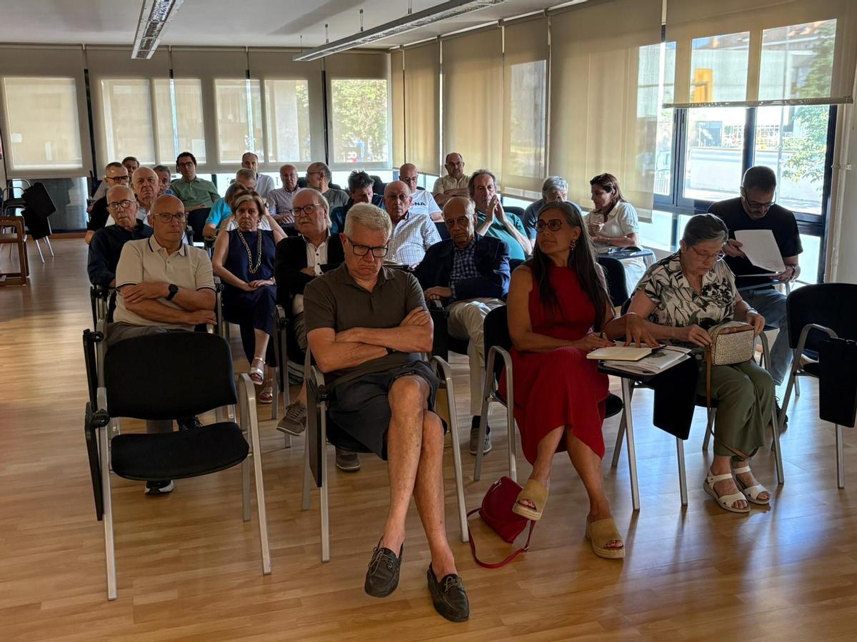 Els participants a la trobada d'aquest dilluns.