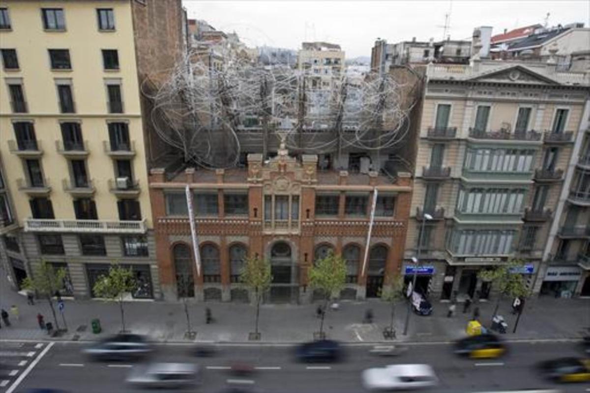 L’antiga editorial, ara seu i museu de la Fundació Tàpies.