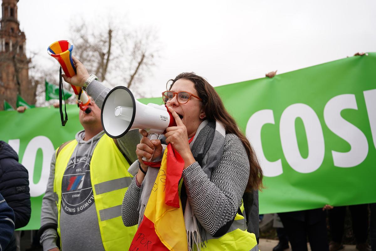 Protestas en la Plaza de España Protestas en la Plaza de España