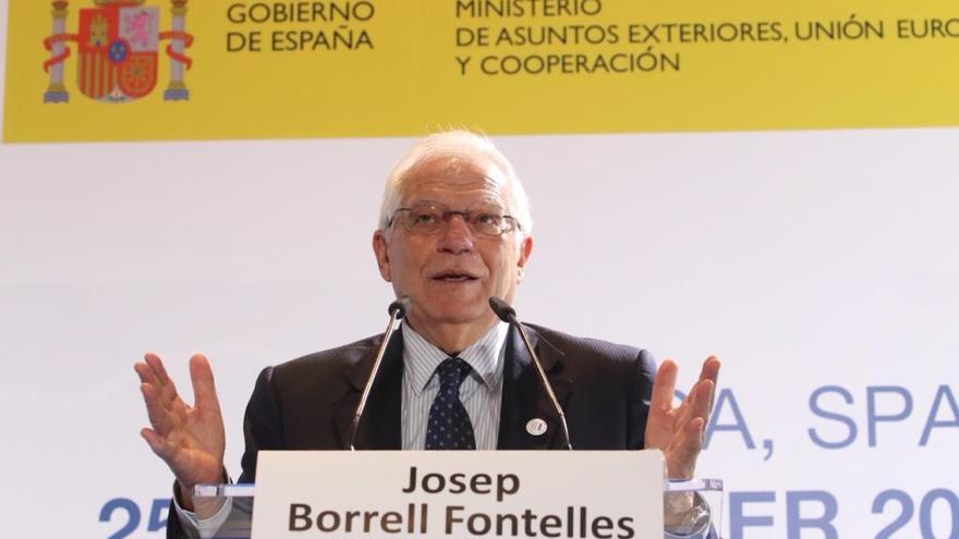 Josep Borrell clausuró ayer en Málaga la Conferencia Mediterránea 2018.